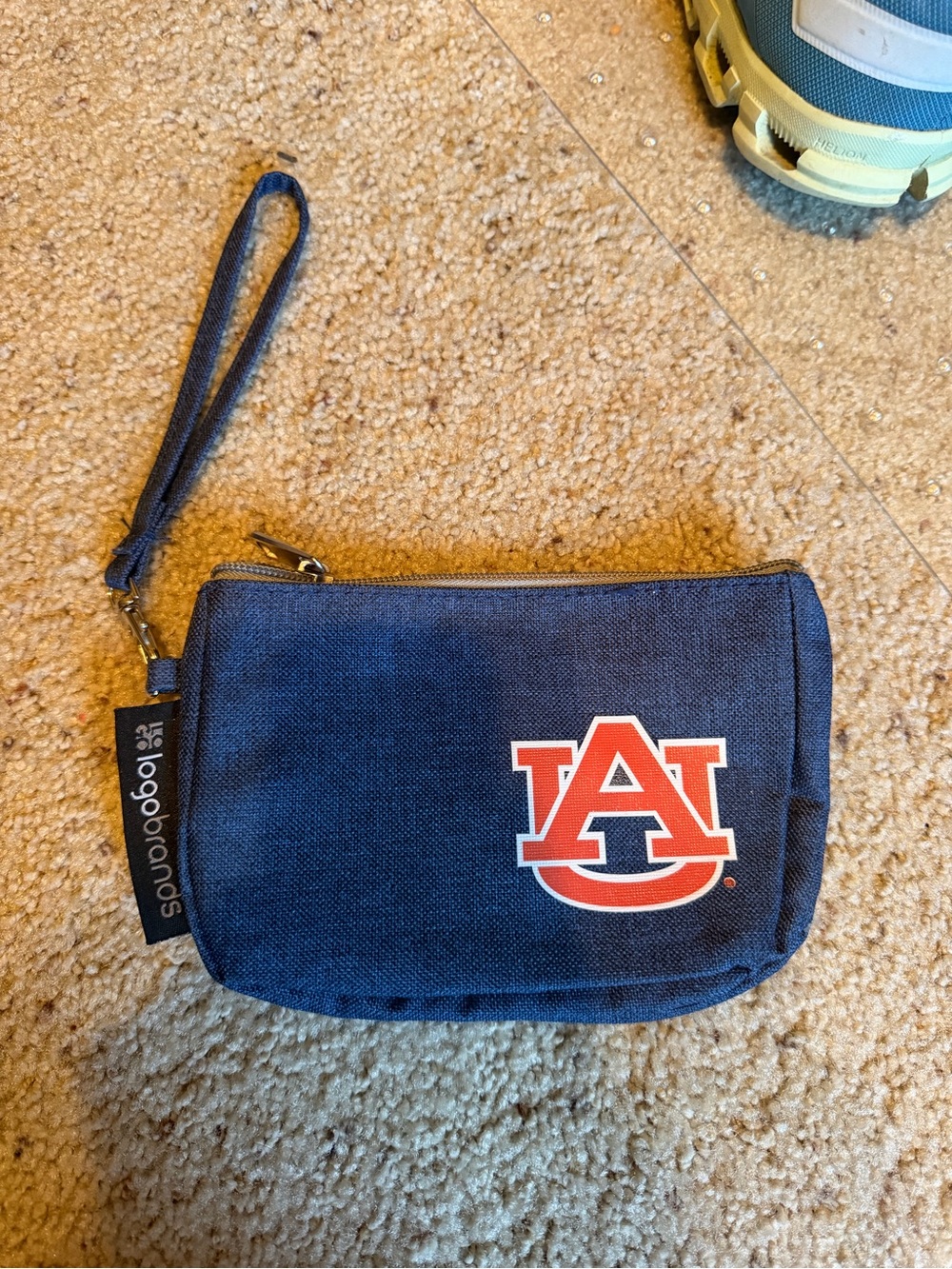 Auburn University Navy Wristlet Pouch with AU Logo by logobrands